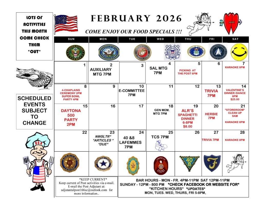 february 2026 calendar 1