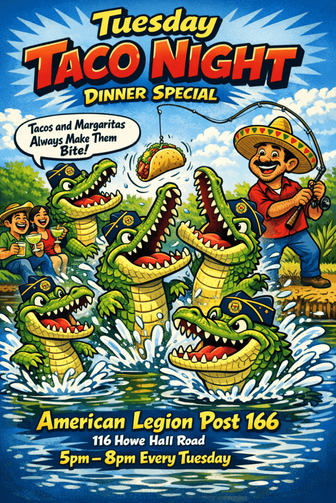 tuesday taco night poster tuesday taco night poster