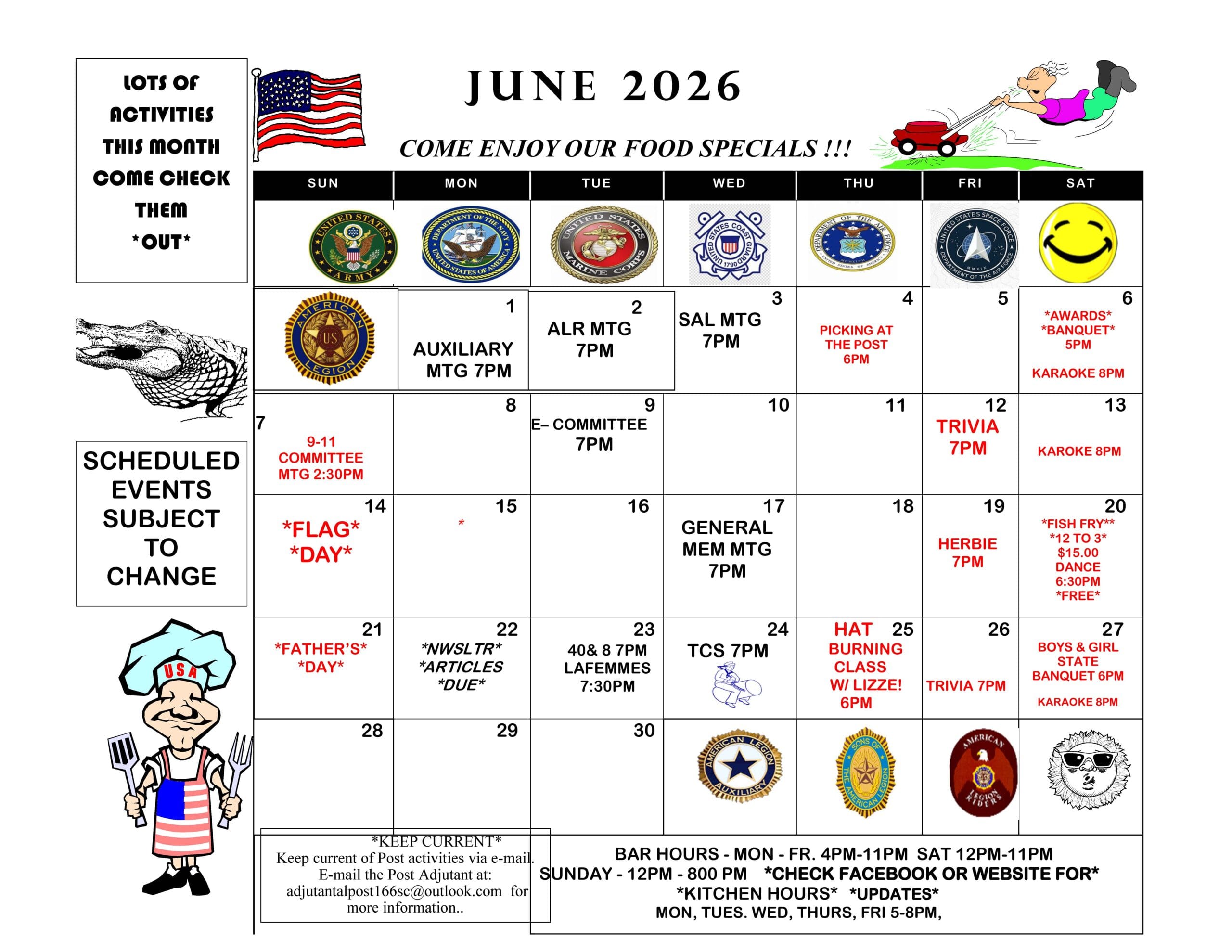 june 2026 calendar